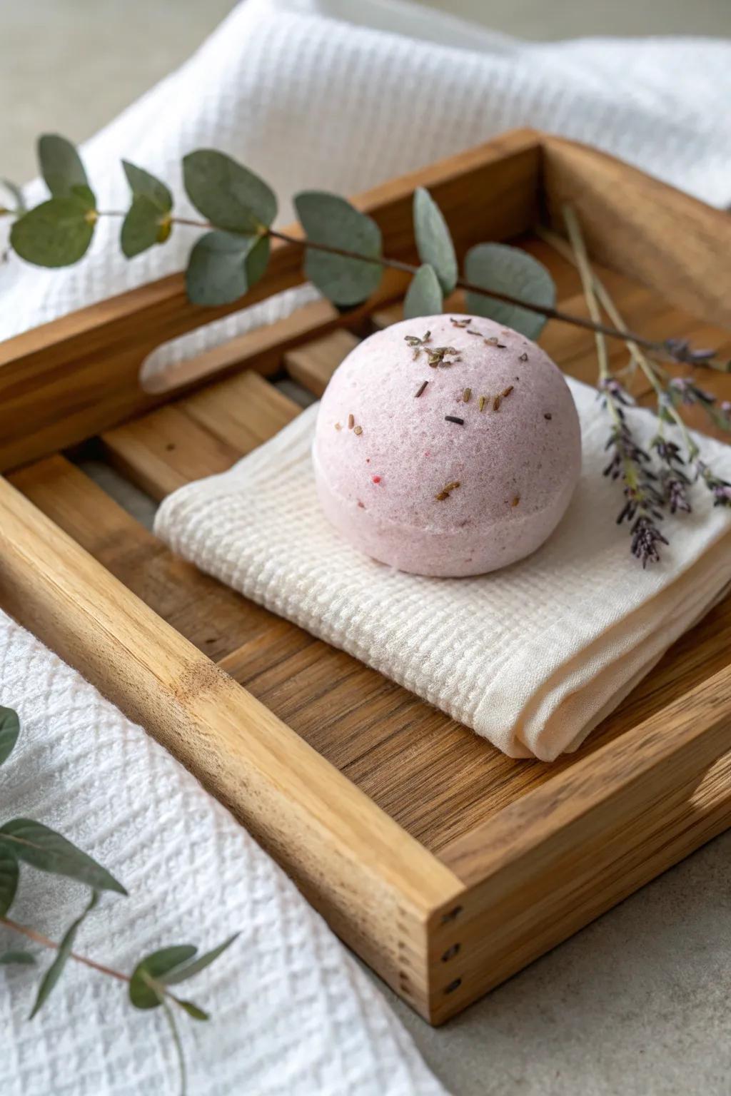 Indulge in a moment of bliss with handmade bath bombs, the perfect last-minute gift of relaxation.
