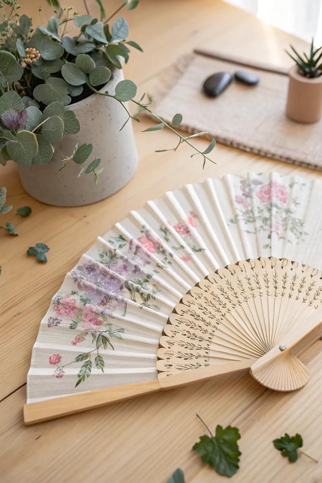 Bring a breath of spring into your home with these exquisite floral paper fans—perfect for a touch of handcrafted elegance.