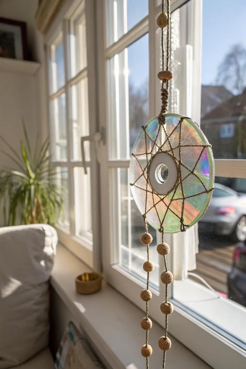 Transform old CDs into dazzling sun catchers that fill your space with light and color.