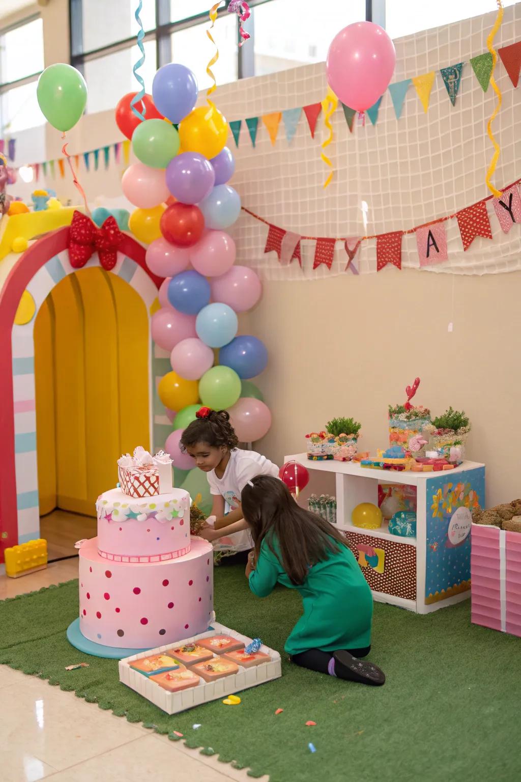 Every day is a celebration with a birthday party play center.