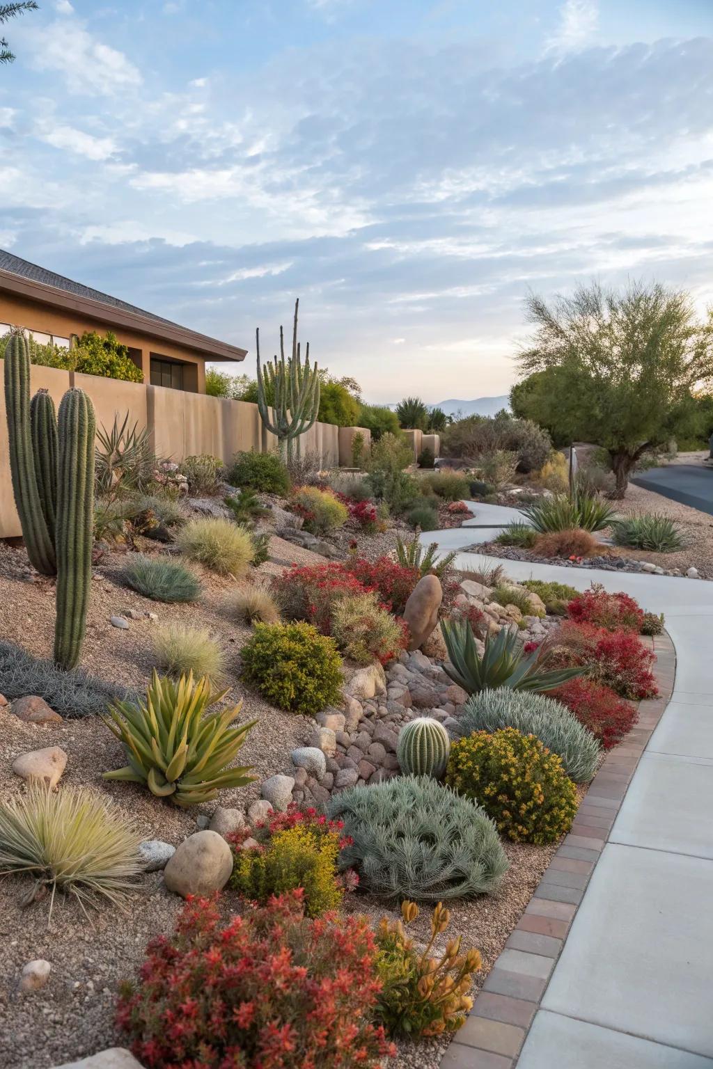 Xeriscaping brings life to your garden with little water.