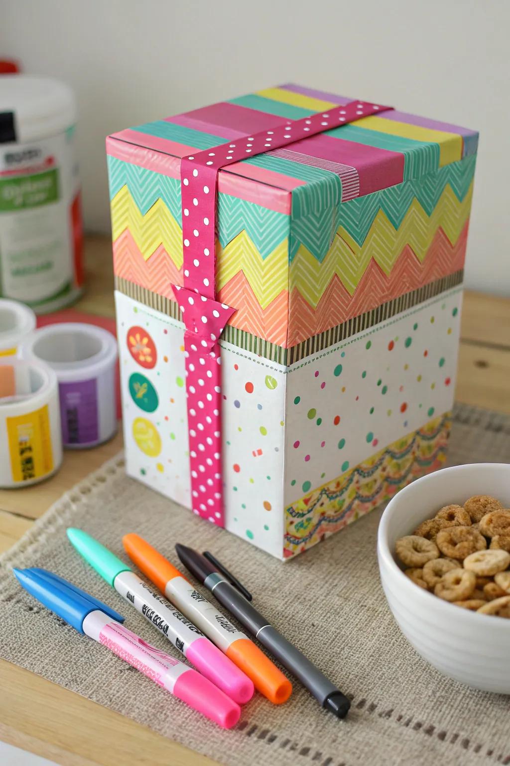 Upcycle cereal boxes into handy mini-storage solutions.