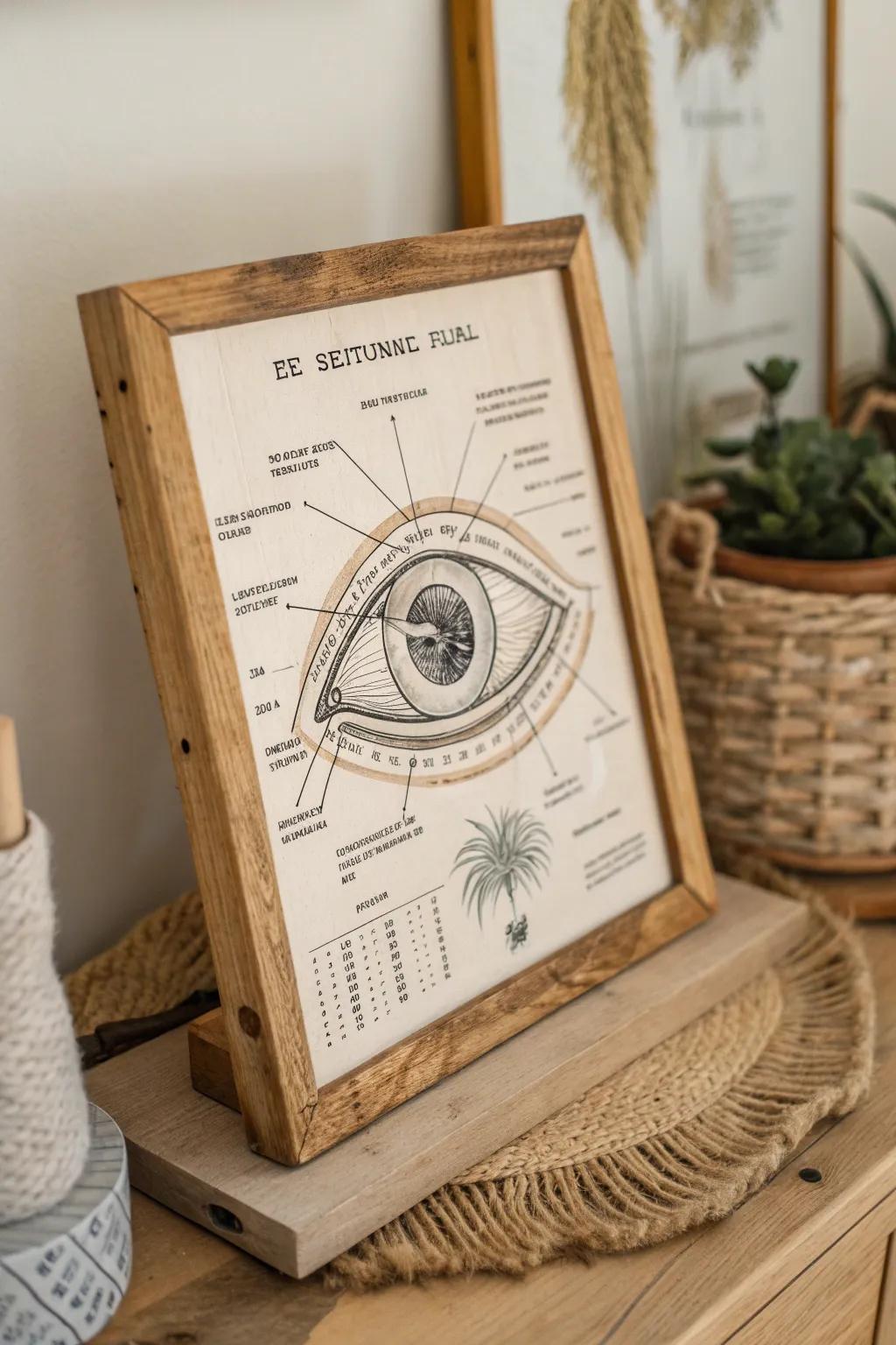 Transform your space with a touch of artistry and education—create your own eye anatomy chart!