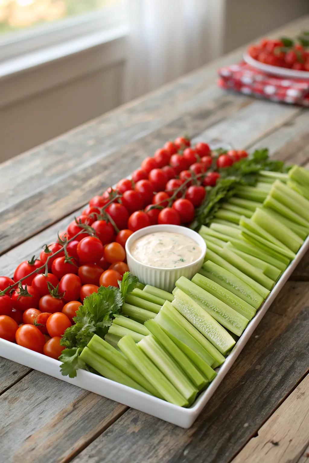 Bring the farm to your table with this charming Veggie Patch Platter—where simplicity meets natural beauty!
