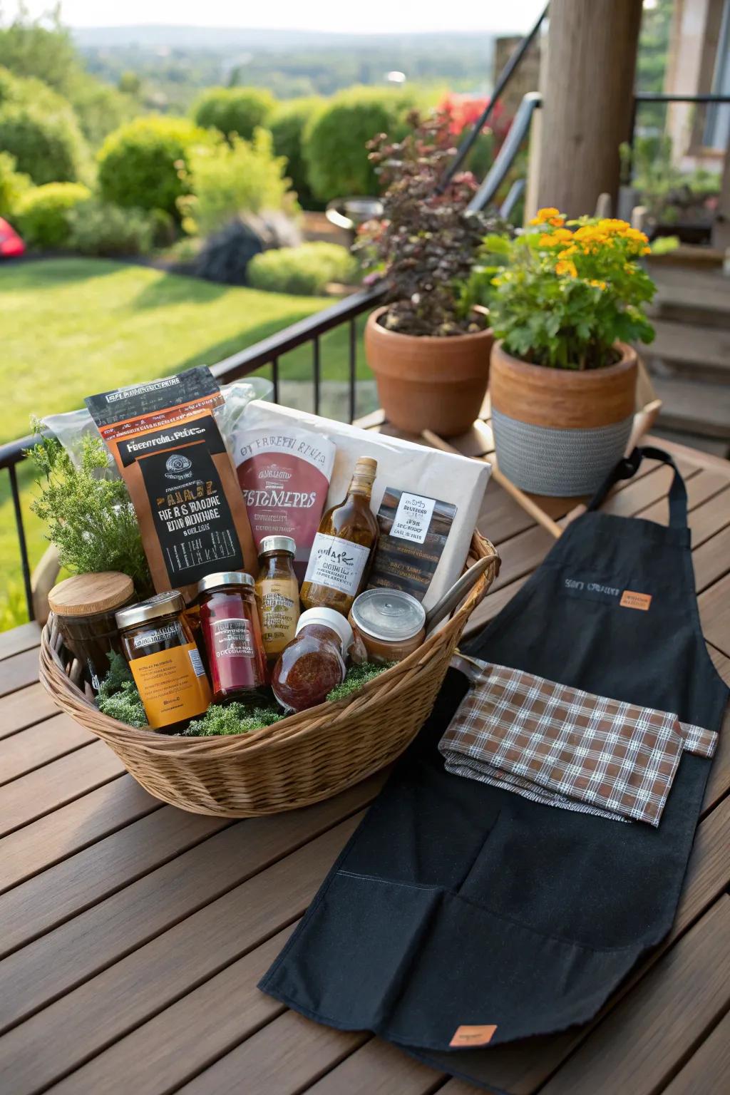 Equip dad for a summer of grilling with a BBQ enthusiast's kit.