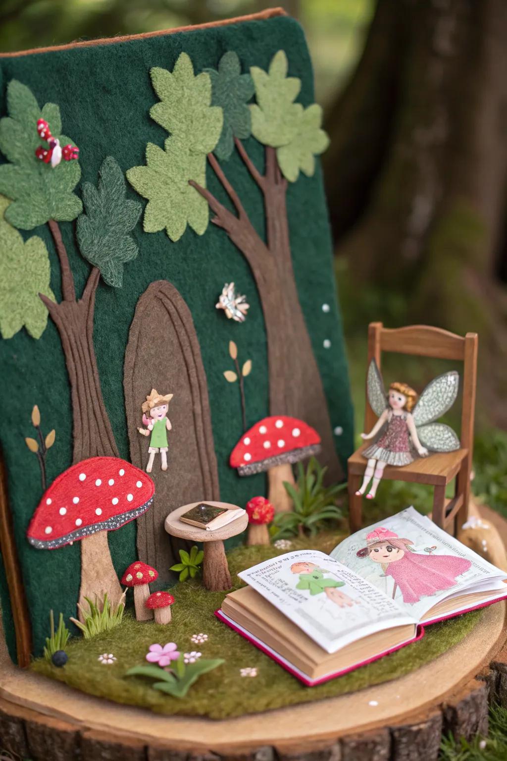 Craft an enchanted forest scene for magical storytelling.