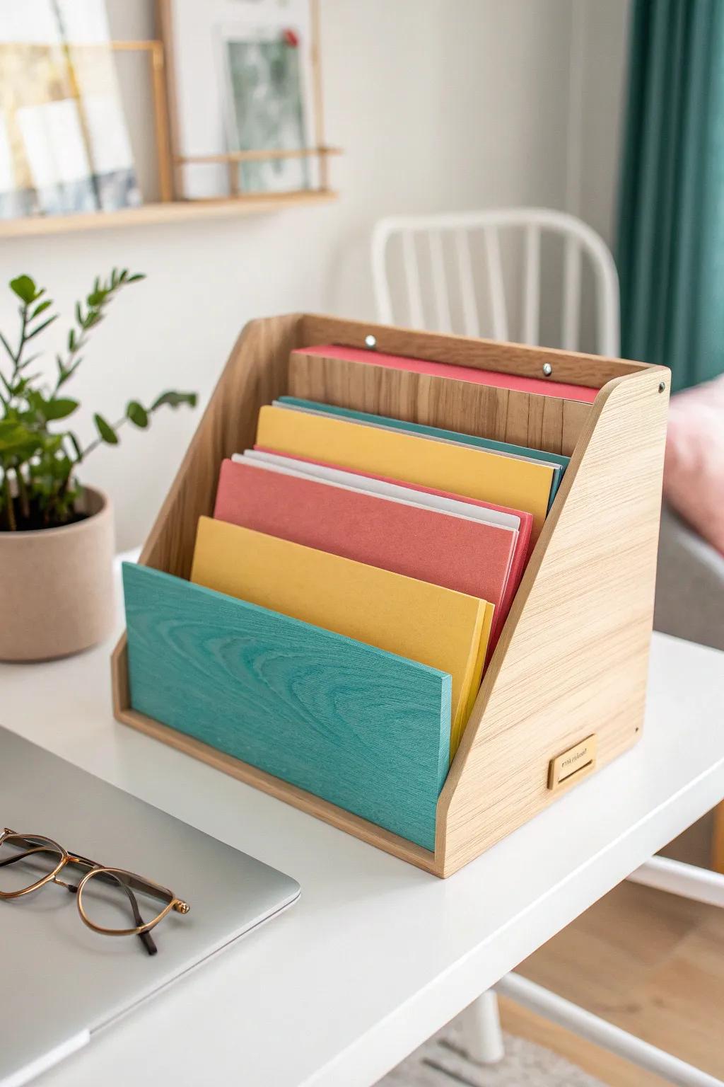 Brighten your workspace with a splash of bold colors and minimalist charm!