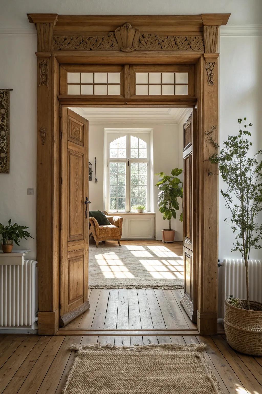 Find beauty in simplicity: framing life's moments through windows and doorways.