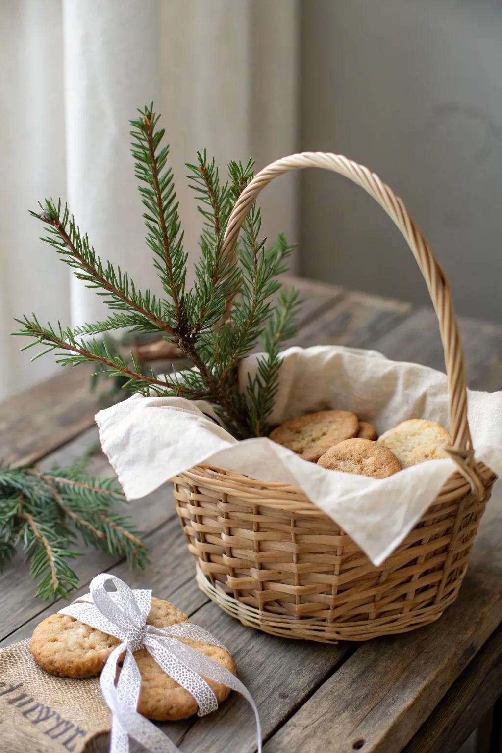 Embrace the festive season with a touch of Scandinavian simplicity and natural elegance.