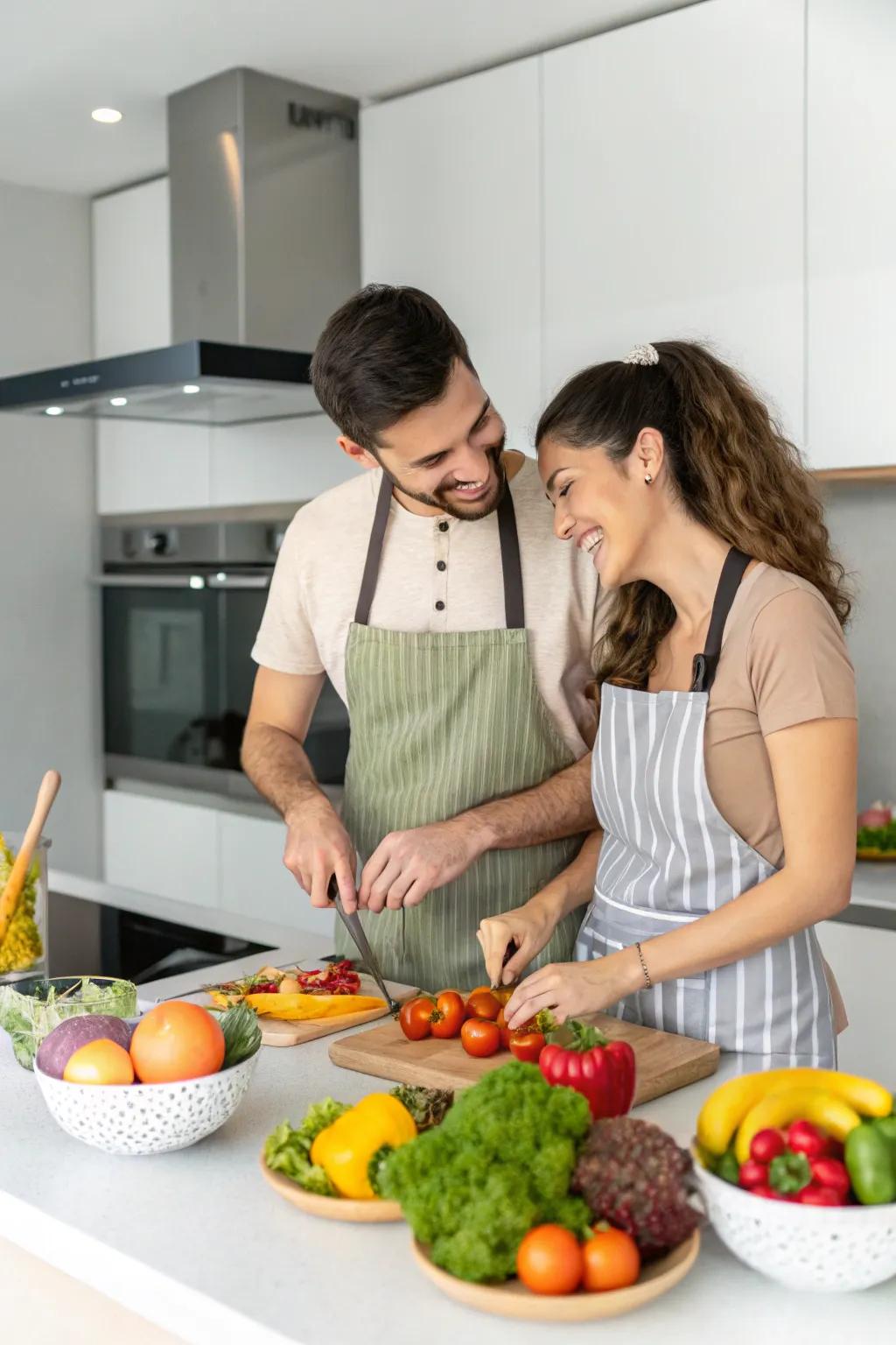 A fun and interactive cooking class experience for two.