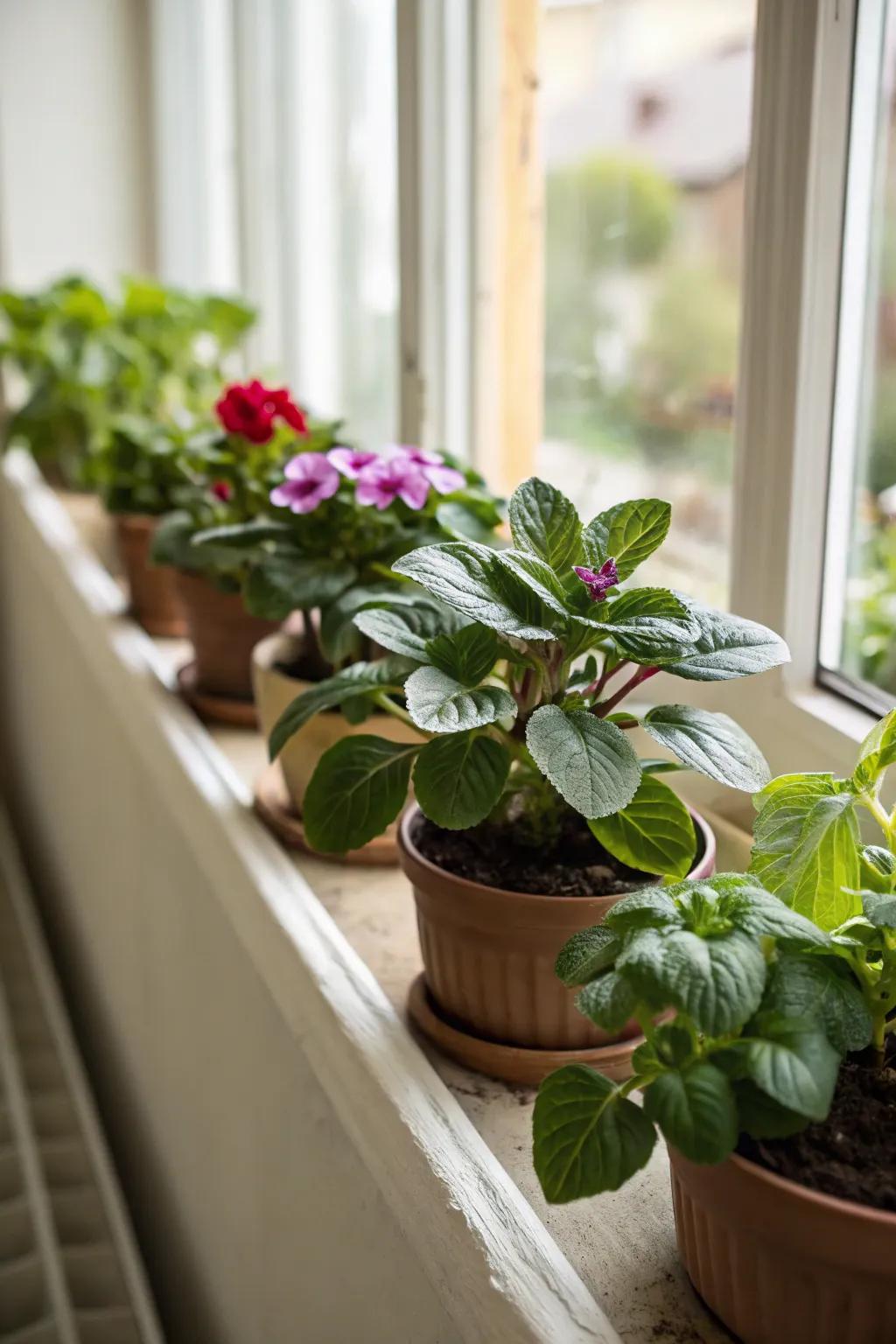 Enhance your home with a refreshing indoor plant set