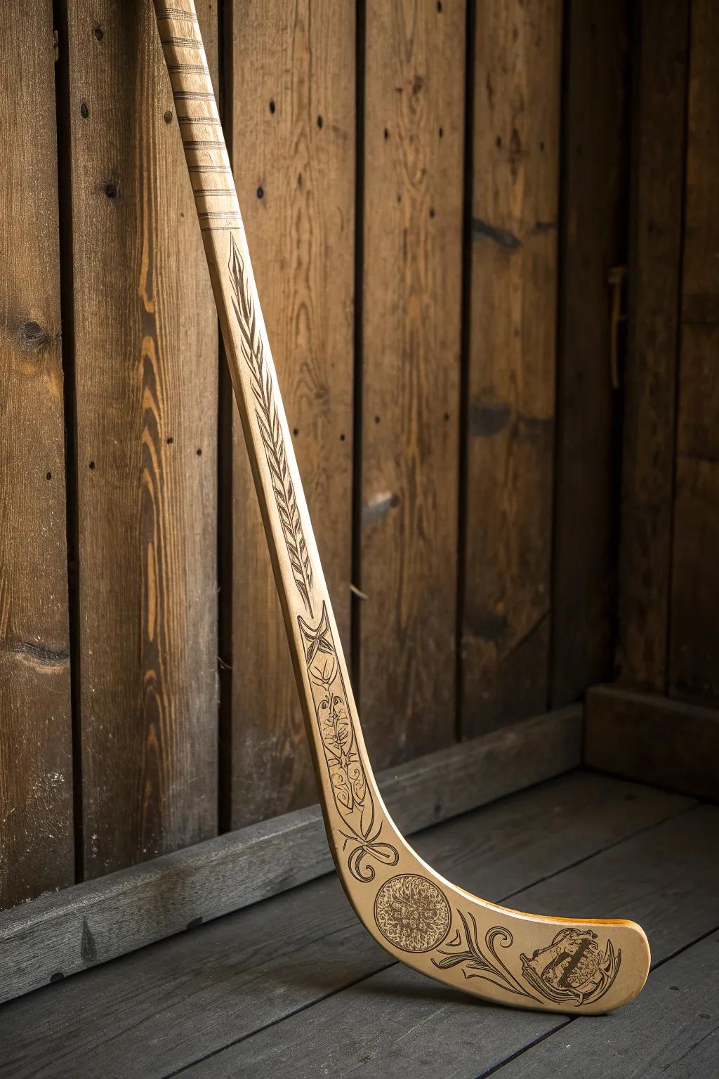 Elevate your decor with artisanal hockey stick designs that speak to the soul of the game.