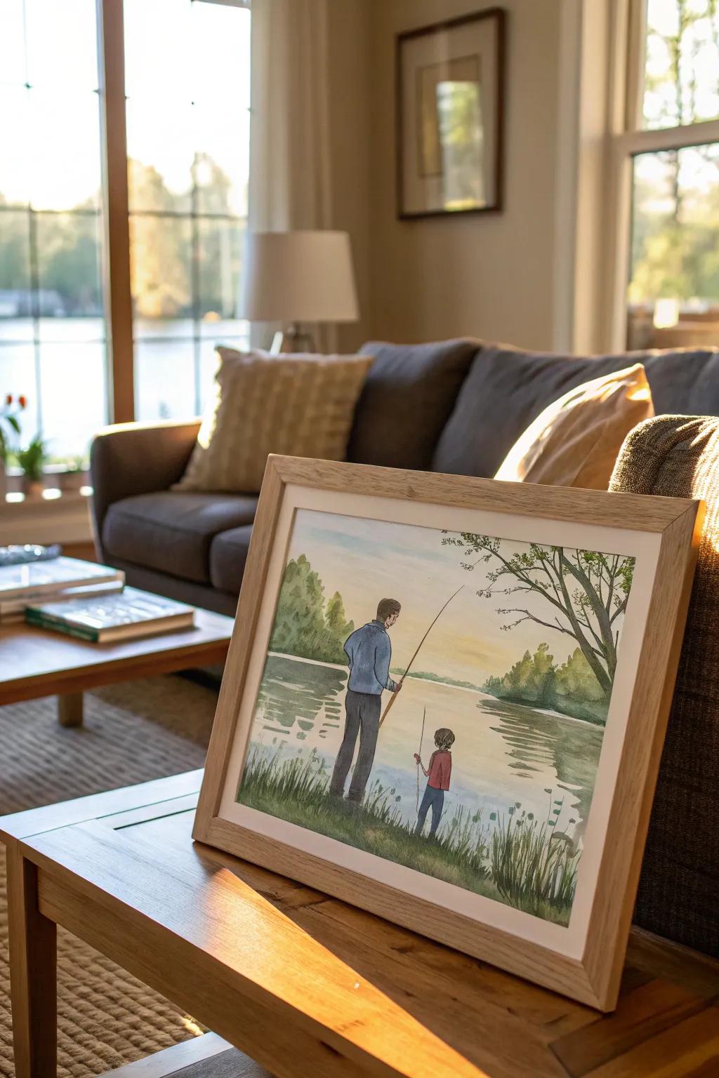 Recreate serene fishing memories for your dad.