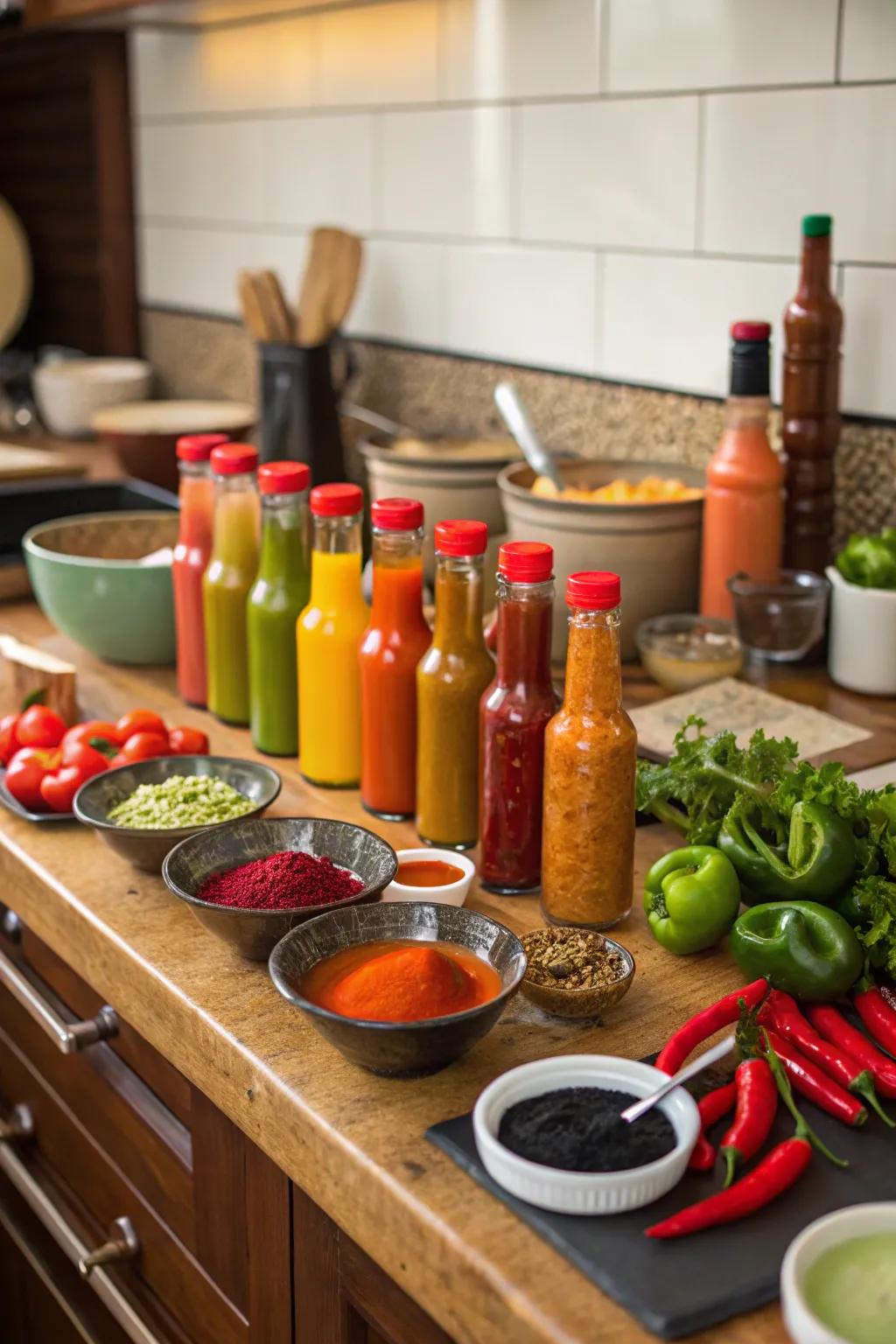 Unleash creativity with a DIY hot sauce making kit.