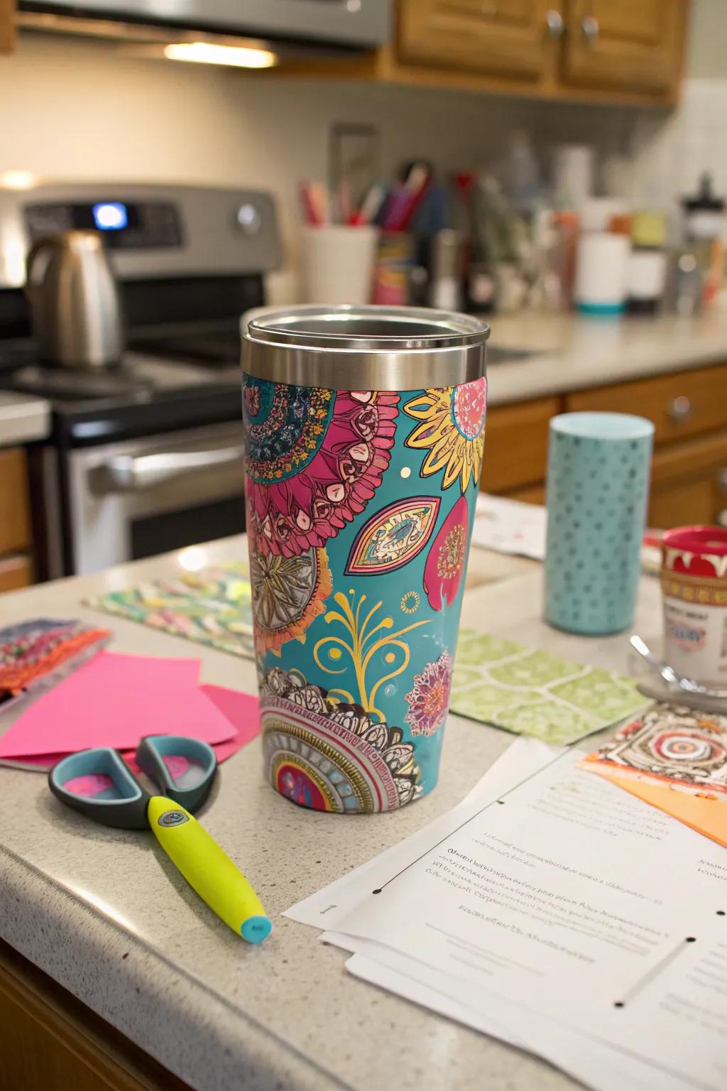 A DIY tumbler that's as unique as your best friend.