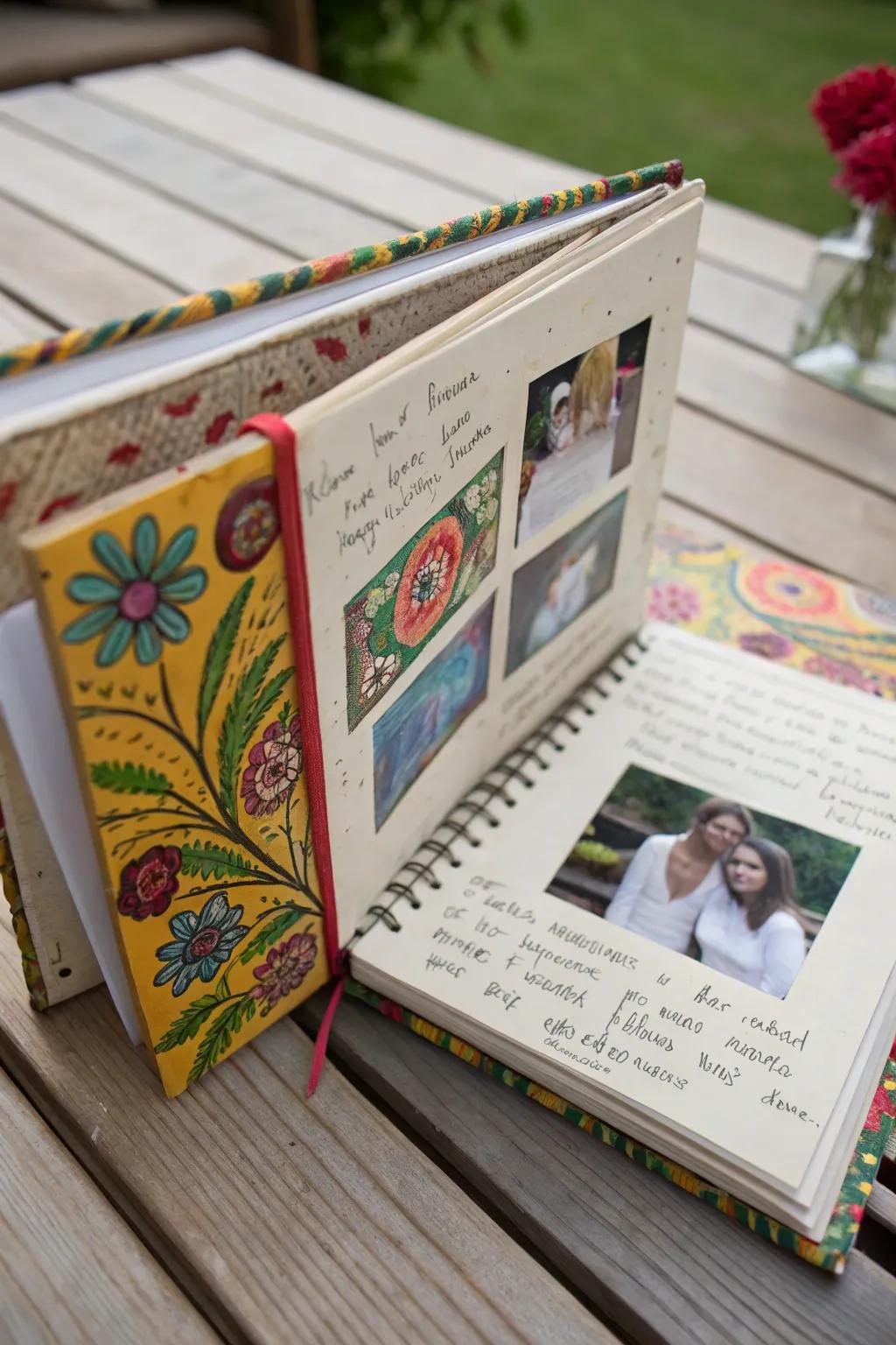 A DIY photo album to cherish unforgettable moments.