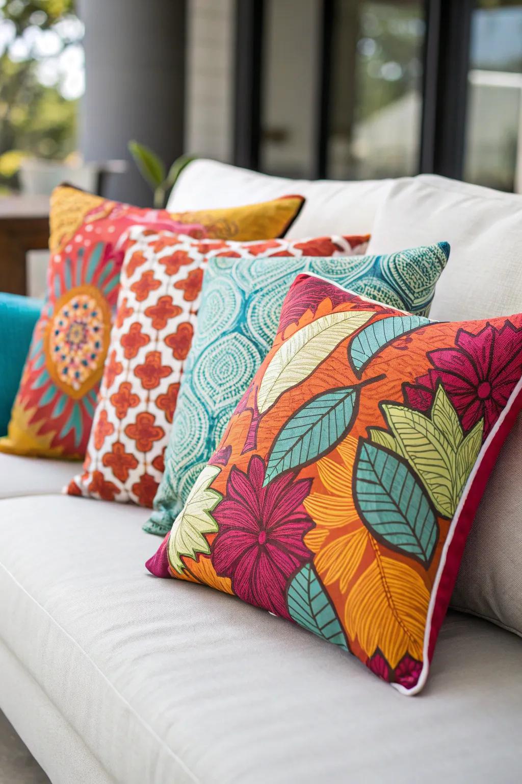 DIY throw pillow covers that bring warmth and style to your living space.