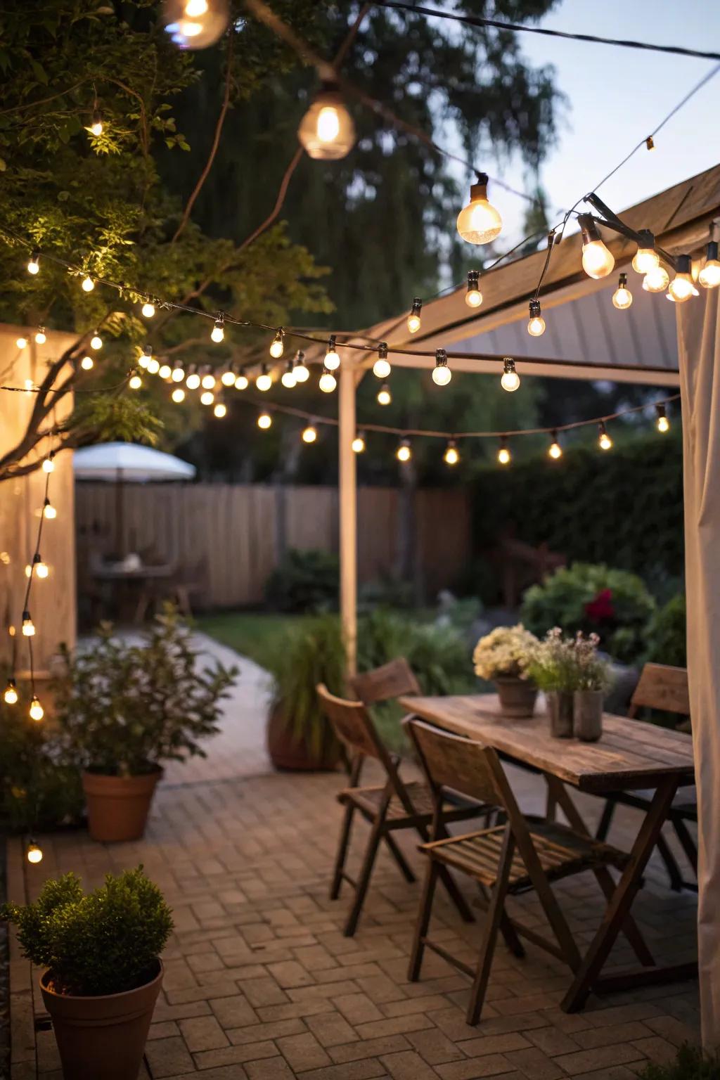 Bring year-round festivity with solar string lights.