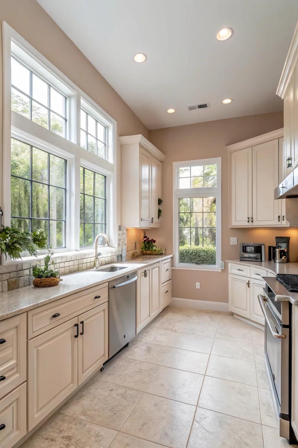 New paint can make an old kitchen feel brand new.