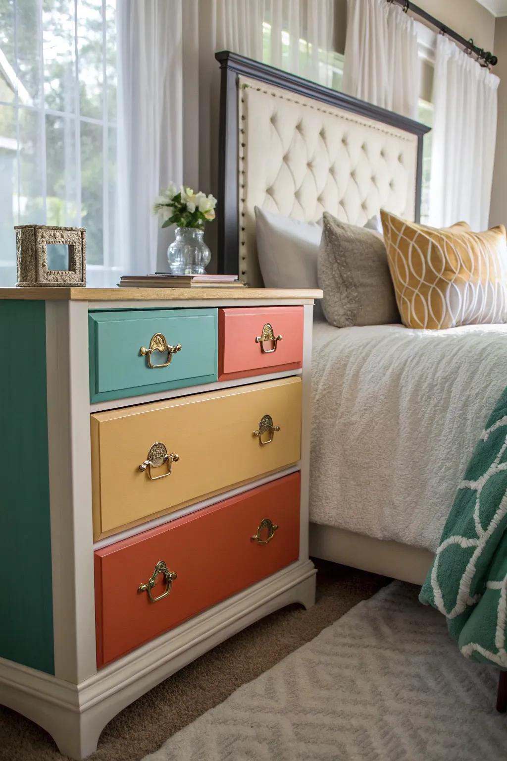 A customized dresser adds a personal and stylish touch to your bedroom.