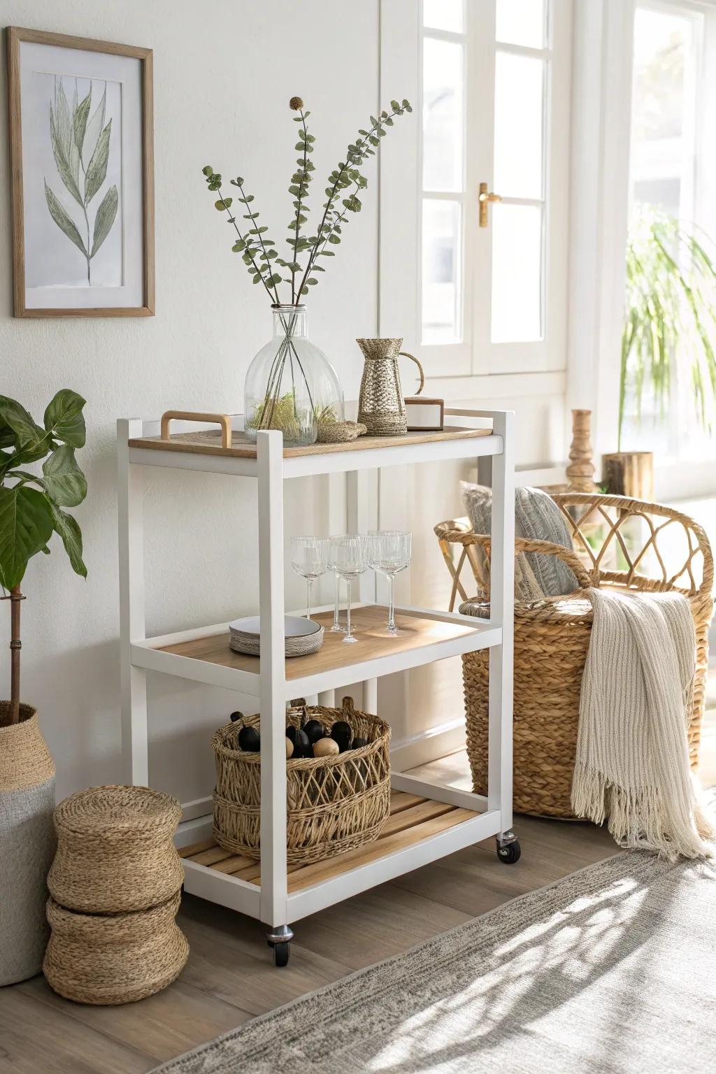 Breathe new life into old furniture with creativity and style 🌿 #UpcycledBeauty #ScandiBoho