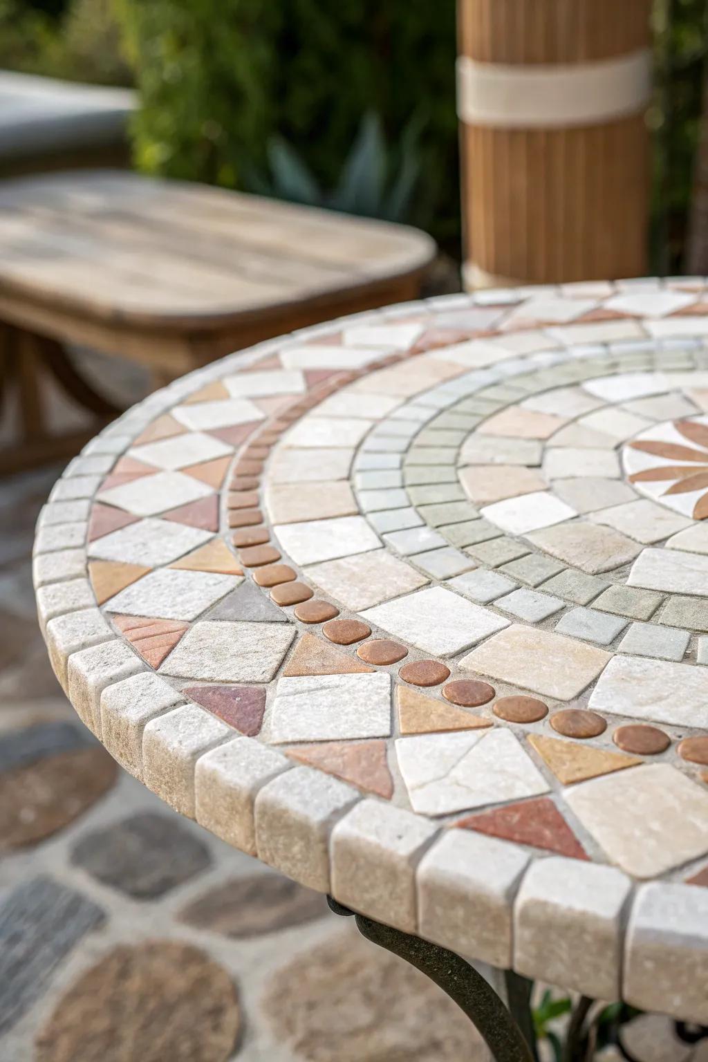 Breathe new life into your table with a stunning mosaic makeover.