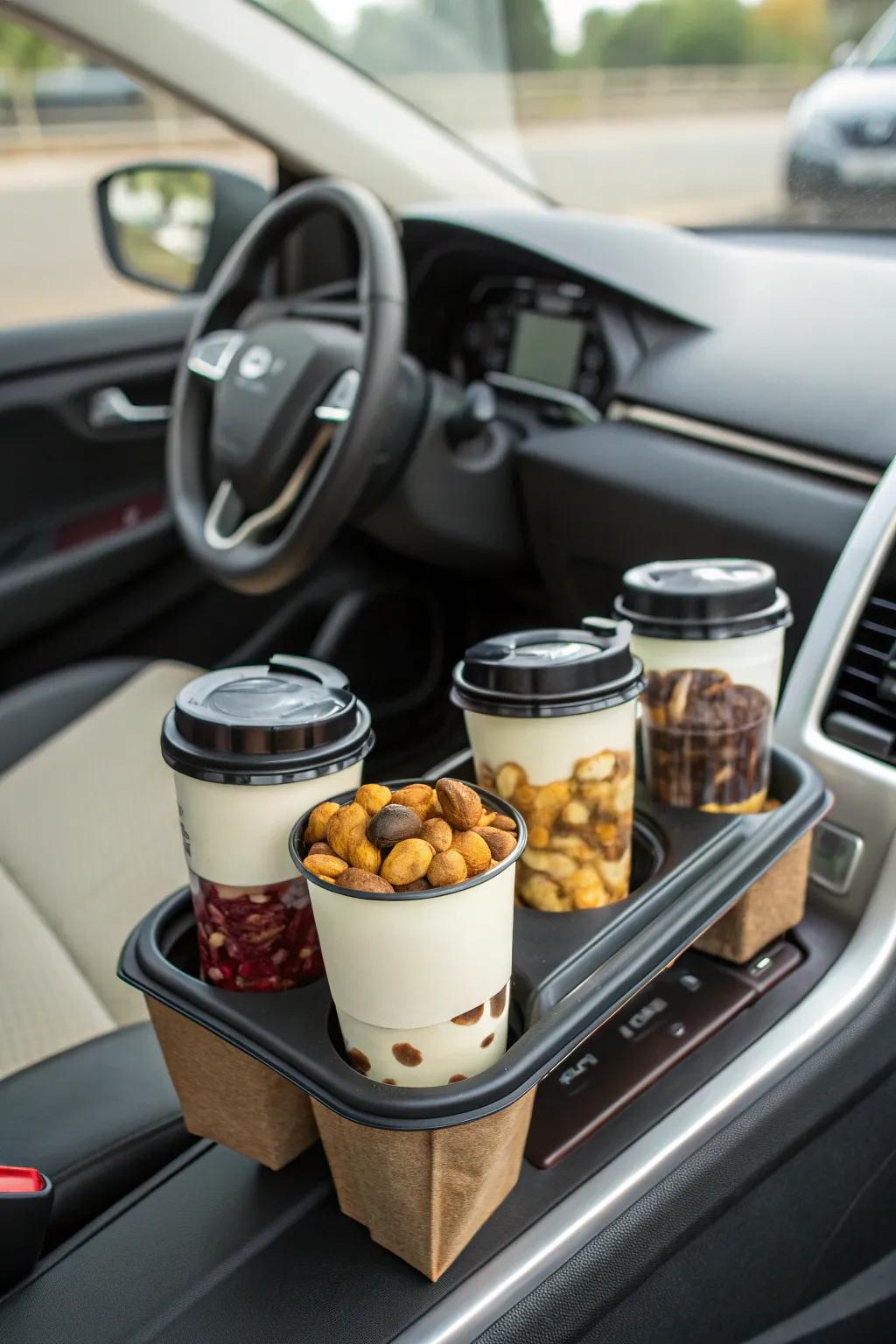 Perfect snack storage for your adventures on the road.