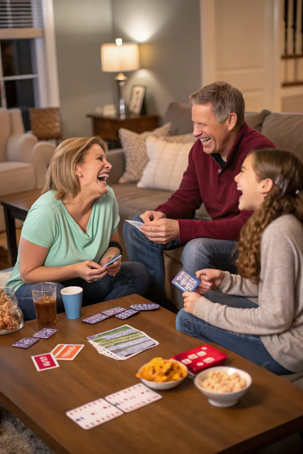 Family trivia night game for a reunion gathering