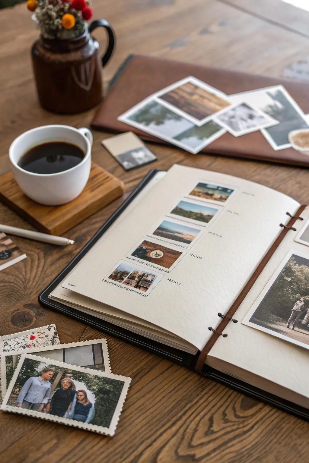 Photo albums are perfect for cherishing memorable moments.