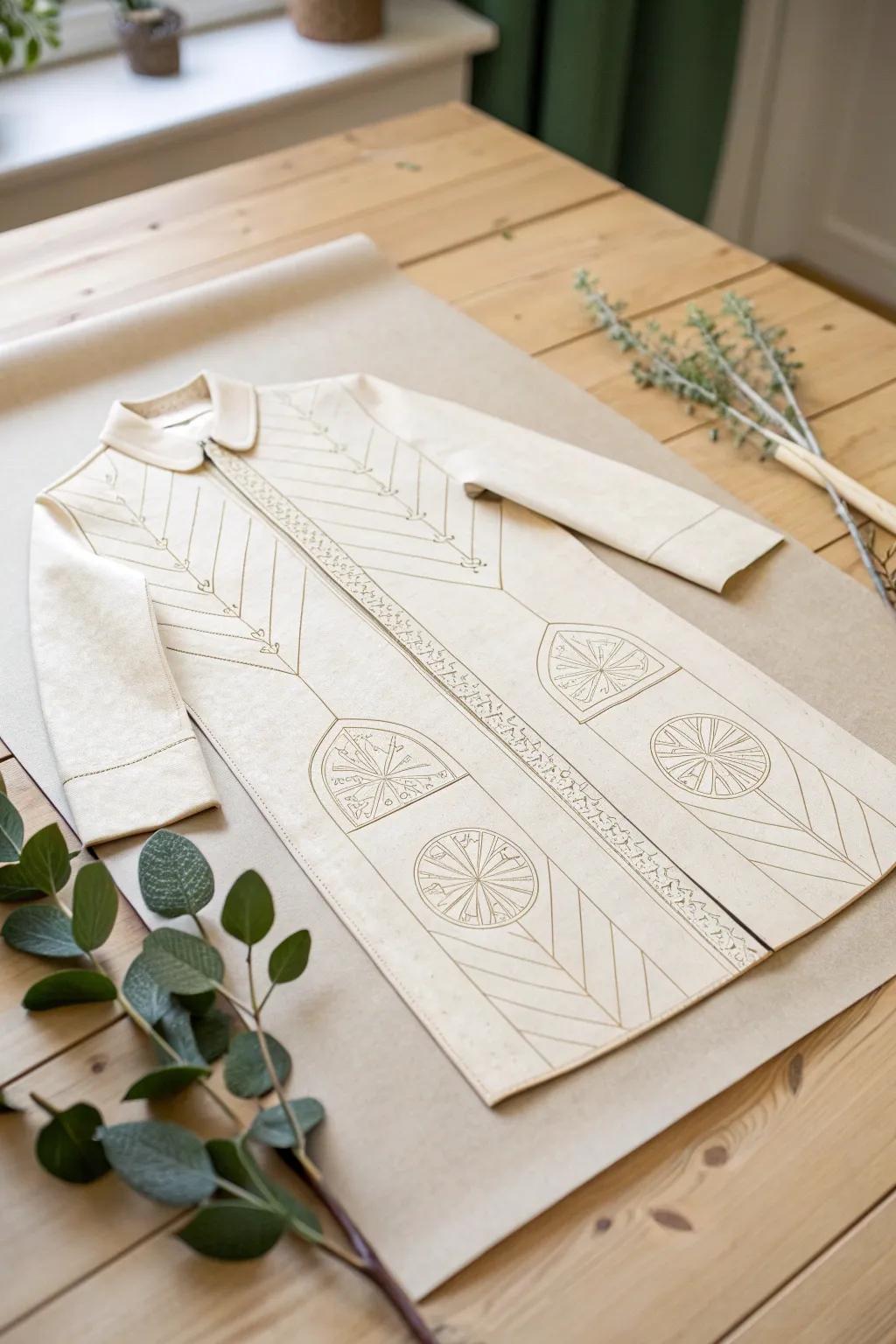 Unleash your creativity with our beautifully crafted printable coat templates, perfect for a mindful crafting session.