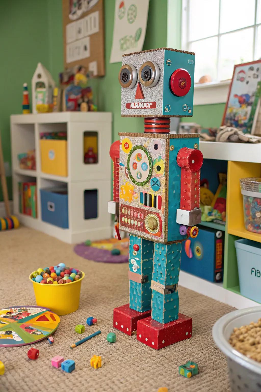 Meet 'Robo Max', the cereal box robot!