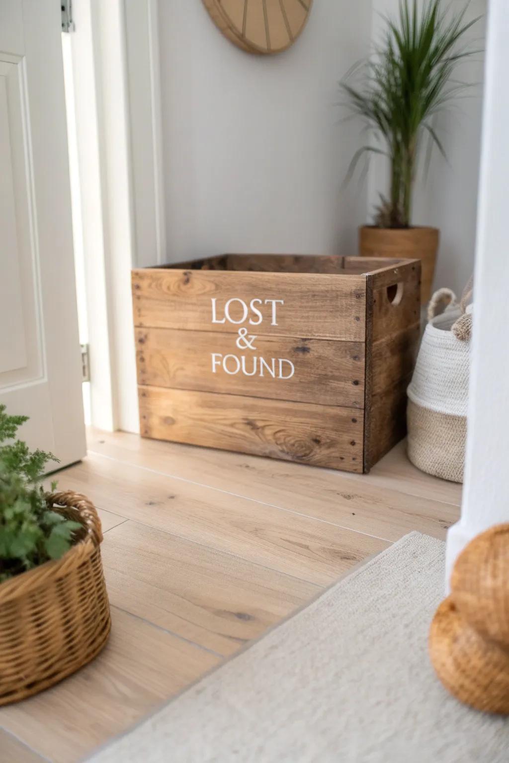 Embrace the charm of organization with a rustic touch. #LostAndFound #ScandiBoho