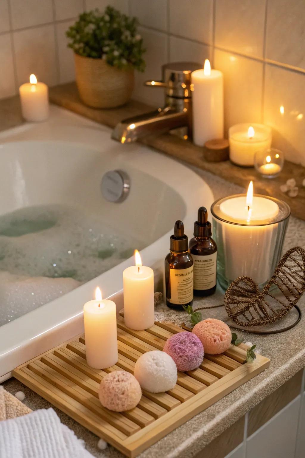 Turn your bathroom into a serene spa retreat for ultimate relaxation.