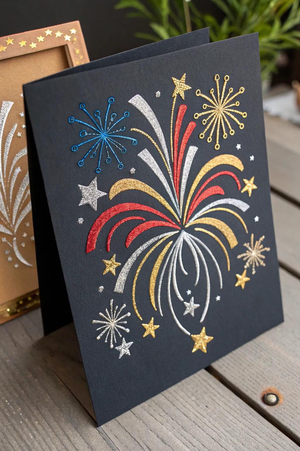 Ignite your creativity with festive fireworks art – a burst of color and imagination!