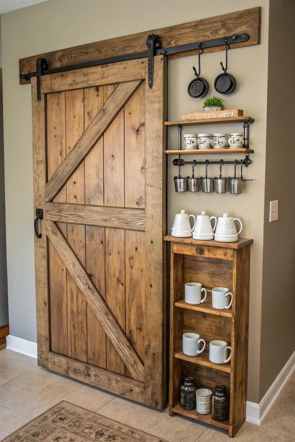 Elevate your space with a unique door beverage station—where vintage charm meets modern utility.