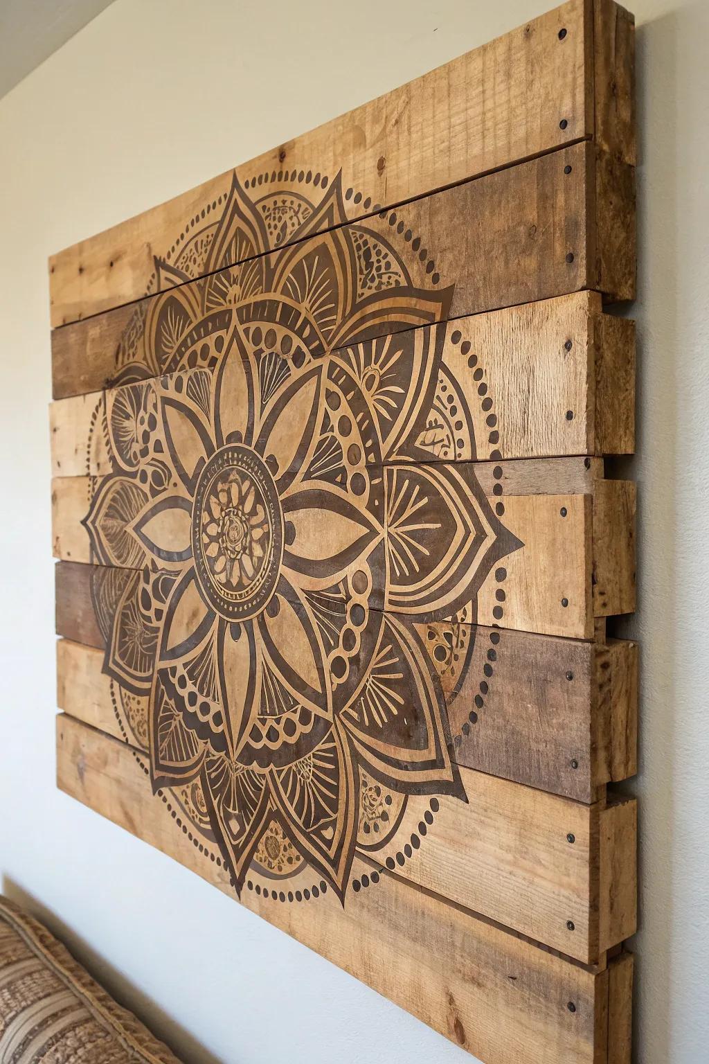 Transform a simple pallet into timeless wall art that speaks to the heart of craftsmanship.