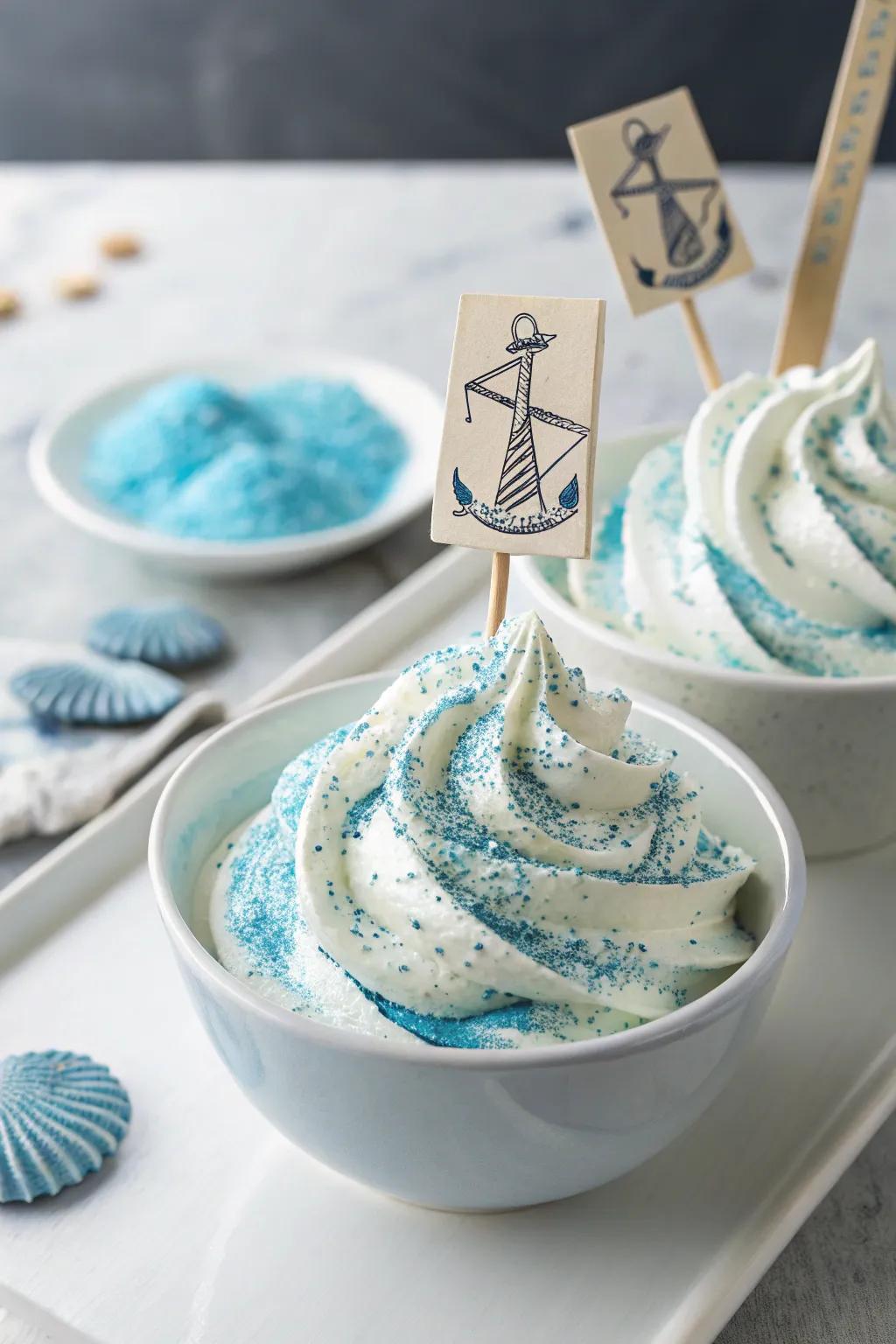 Dive into creativity with a shimmering sea of shaving cream magic!