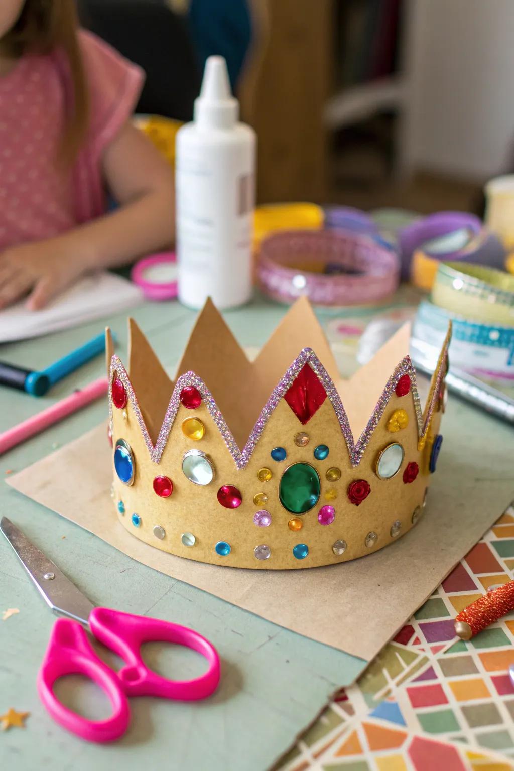 Craft your own Queen Esther crown and rule the day!