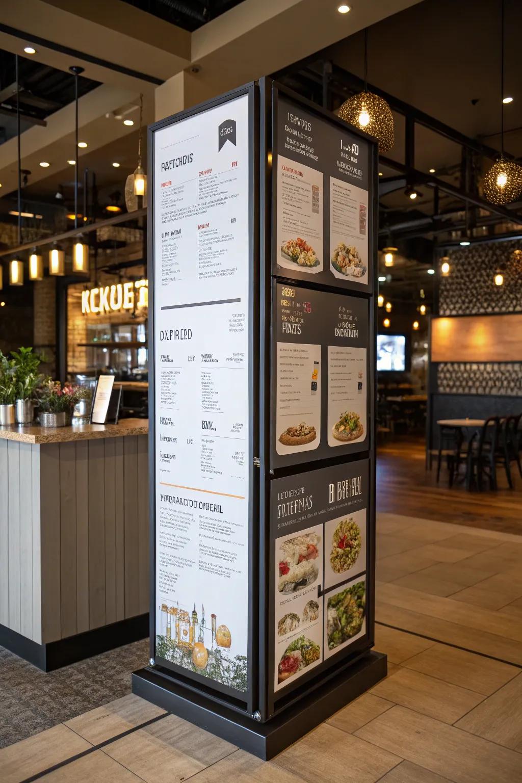 Adaptable and stylish, modular boards keep your menu fresh.