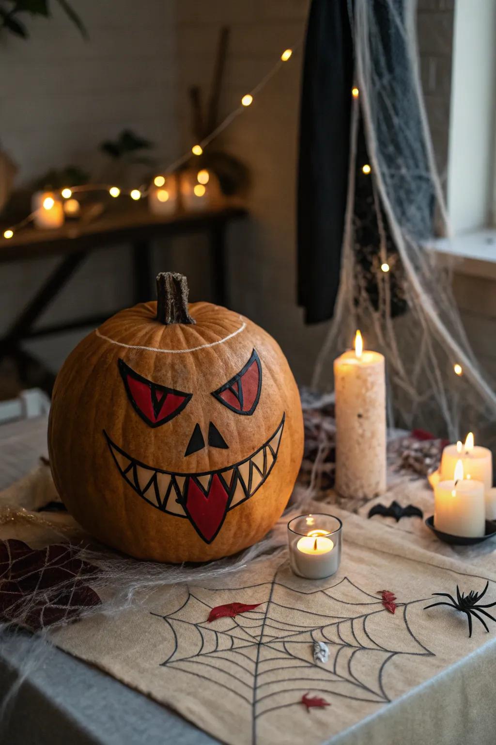 Vampire pumpkins bring a bite of style to Halloween festivities.