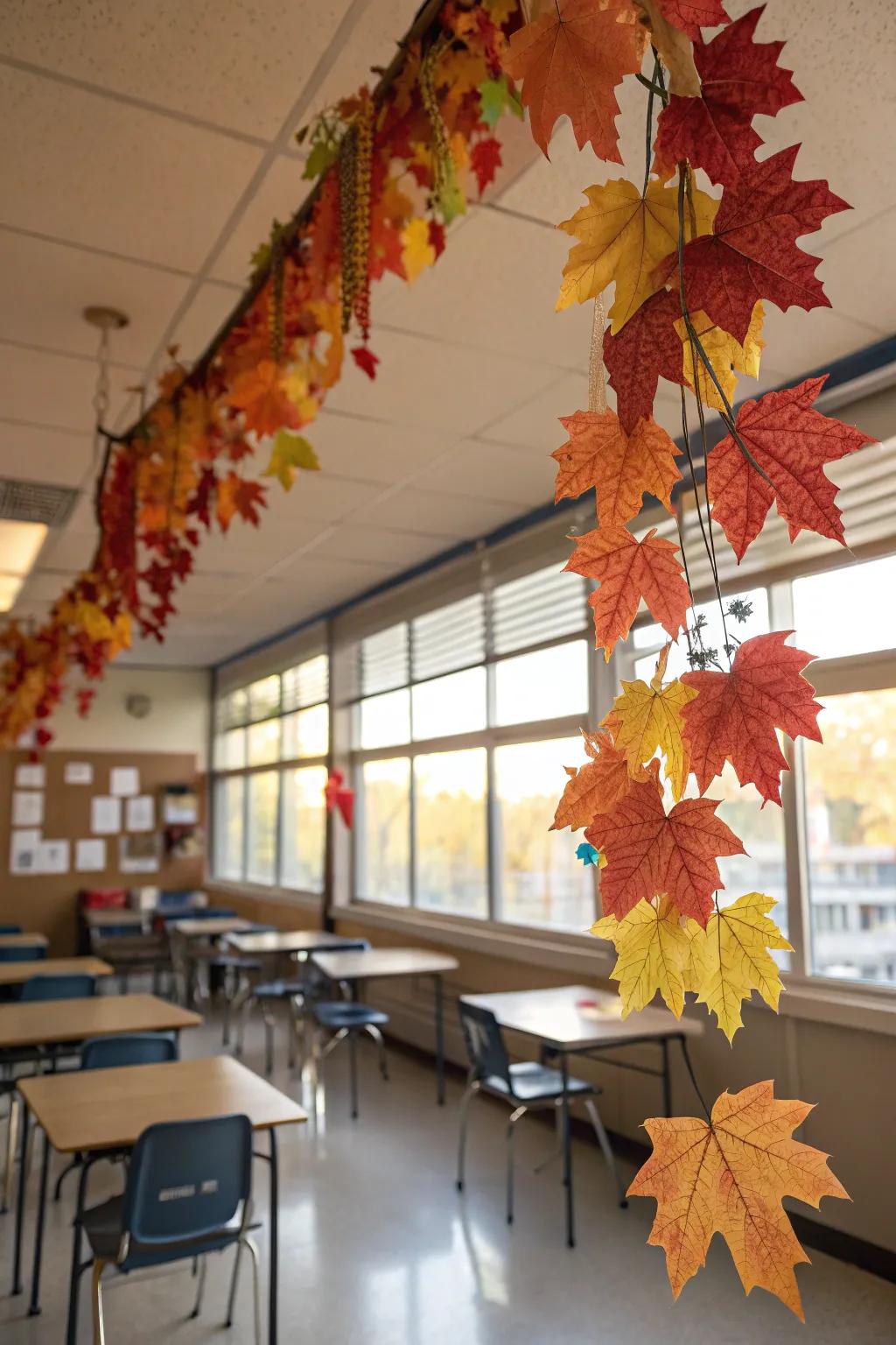 Seasonal garlands bring the beauty of nature indoors.