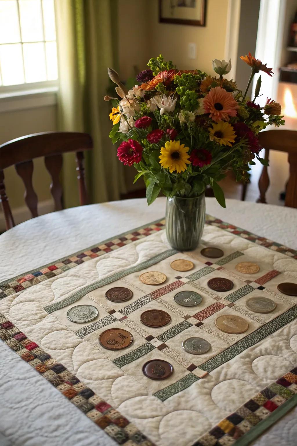 Coin Quilts: Simple yet elegant scrap creations.