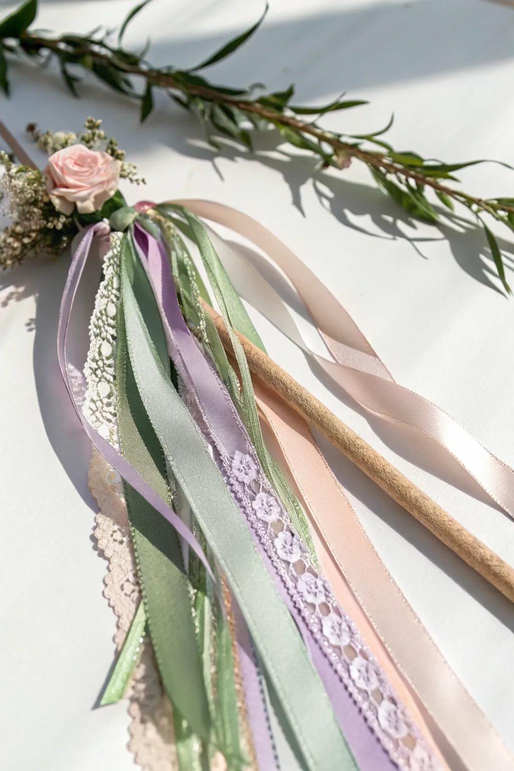 Let your spirit soar with a flutter of ribbons! 🌸✨ #MinimalistMagic #BohoBeauty