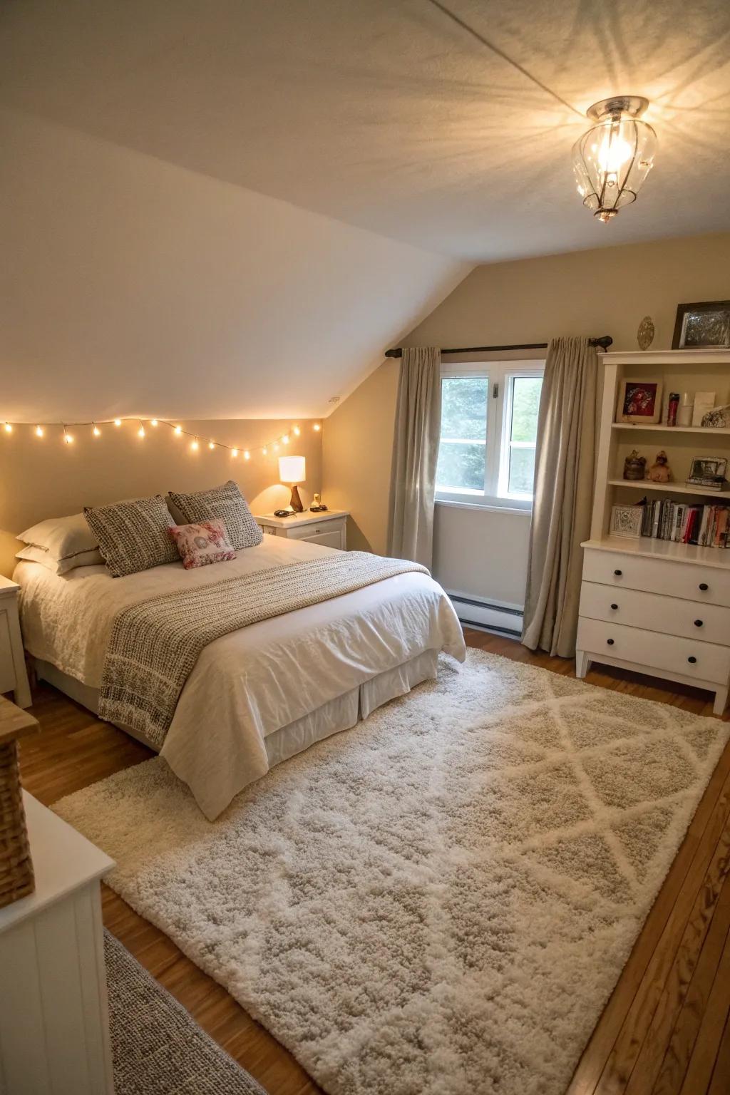 Corner beds save space and create a cozy sleeping nook.