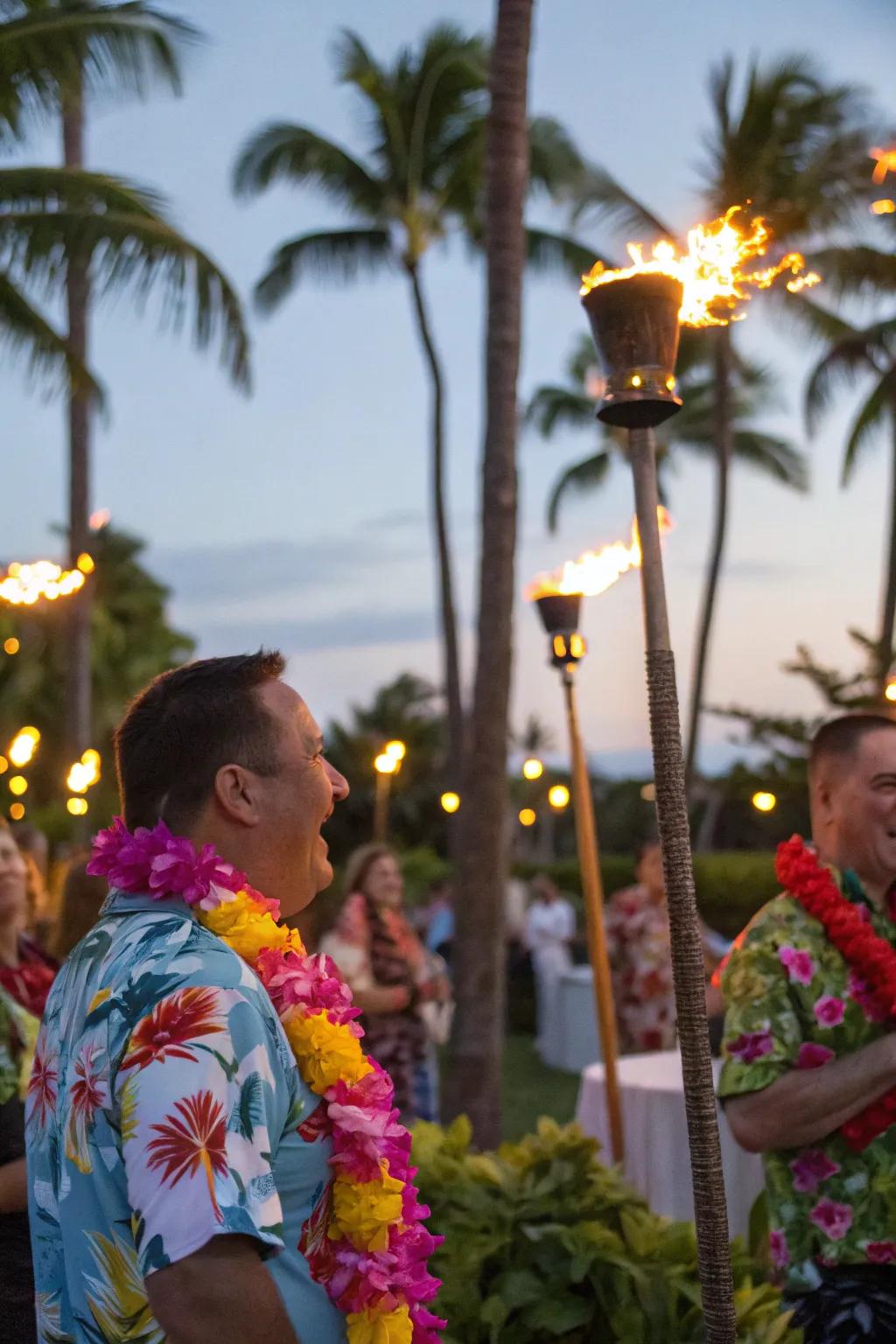 Bring the tropics to your backyard with a luau-themed party.