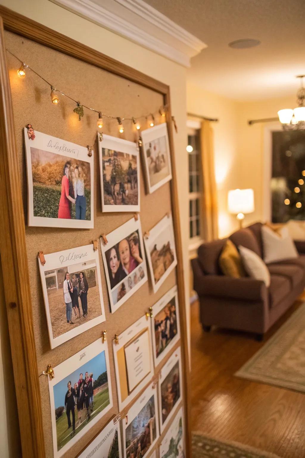 A family photo collage capturing cherished Thanksgiving moments.