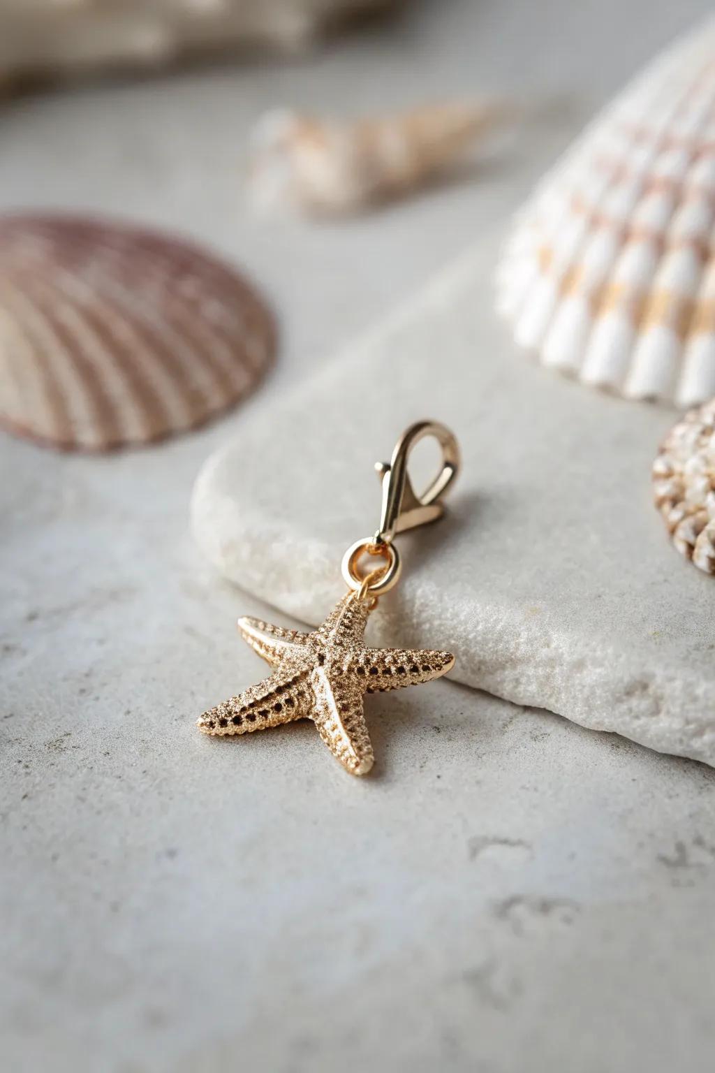 Discover the charm of simplicity with this beautifully crafted starfish for your slime creations.