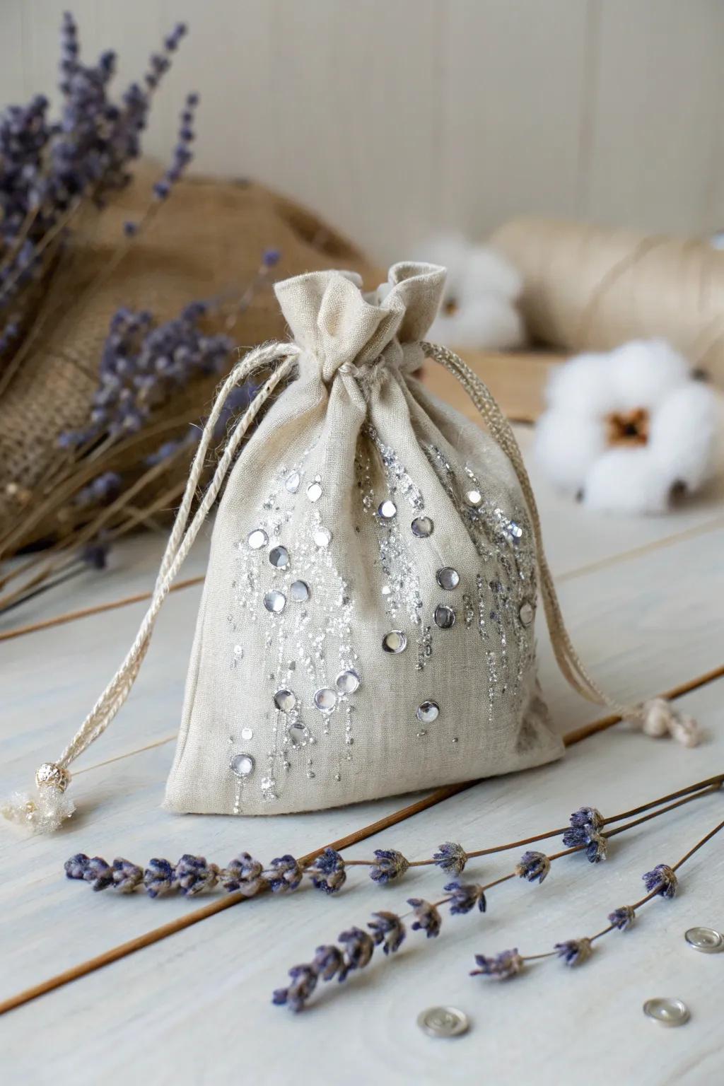 Add a sprinkle of magic with these charming sequin fairy sacks, perfect for capturing little dreams.