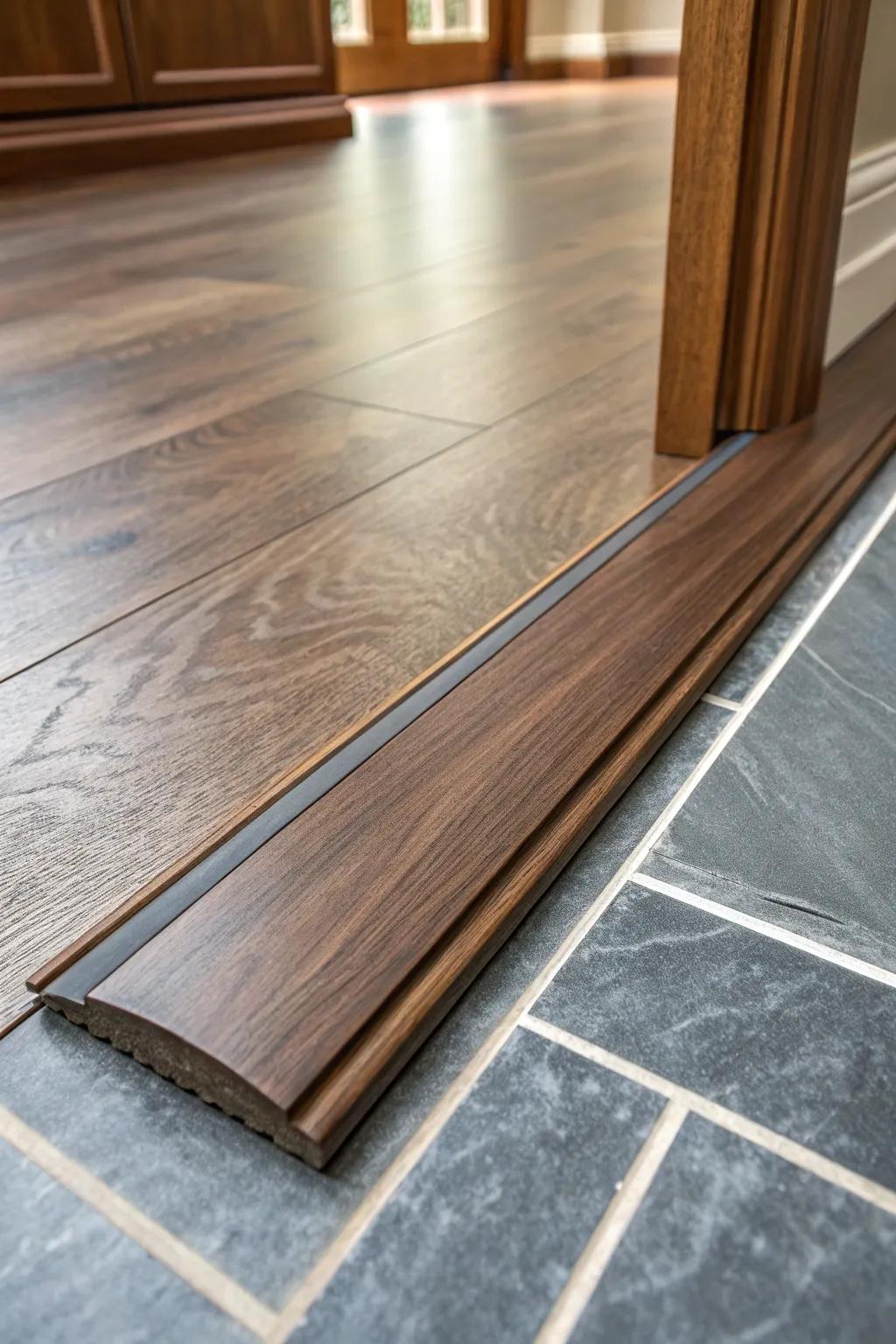 Elevate your space with seamless beauty: Discover the craftsmanship of T-moldings.