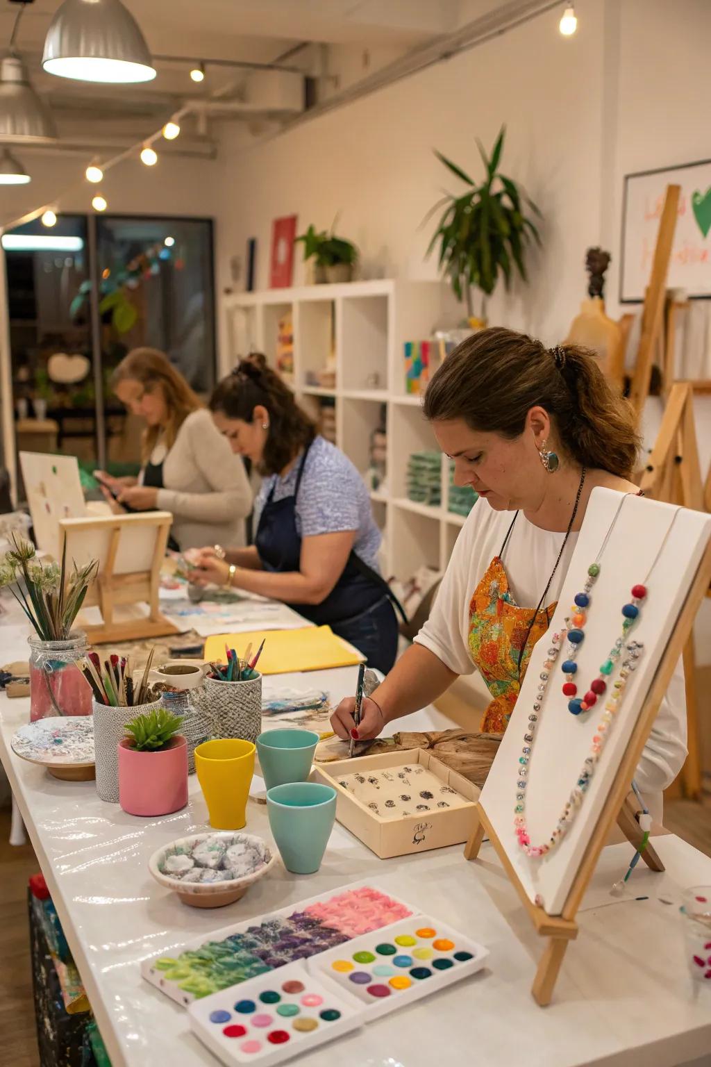 Unleash creativity with a hands-on DIY craft party.